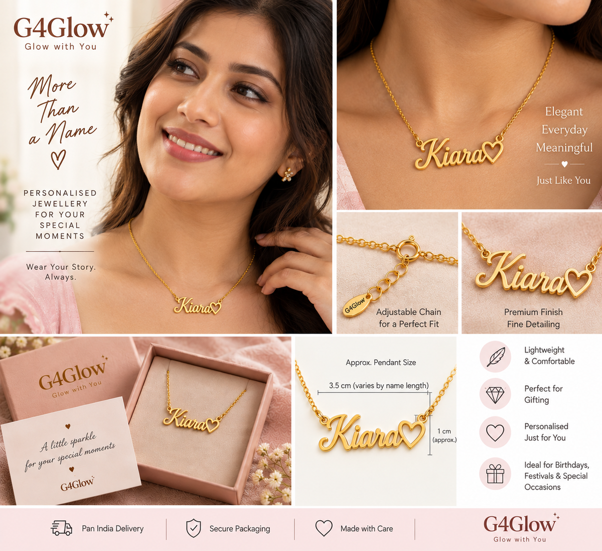 Customized Silver Name Chain