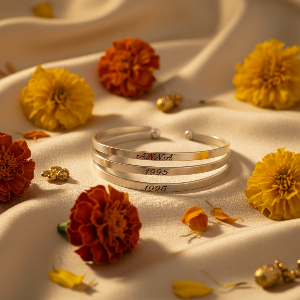 Age-Based Customized Silver Bracelet – G4Glow
